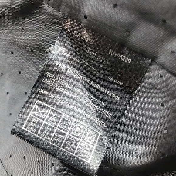 Ted Baker Black Tie Waist Water Resistant Jacket - Picture 7 of 9